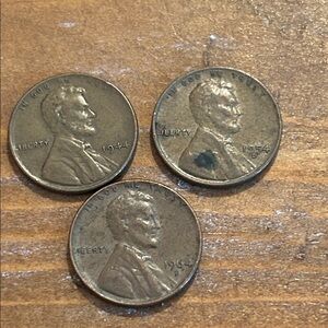 Collectors Vintage Lincoln Wheat Pennies 1944,1954,1964